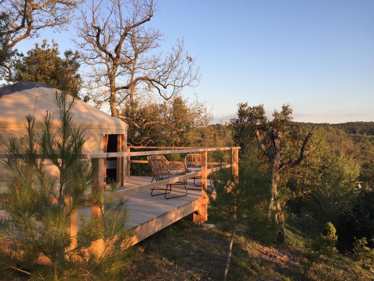 Les Yourtes De Provence Saint-Paulet-de-Caisson Zimmer foto